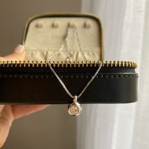 Authentic Swarovski solitaire pendant necklace
